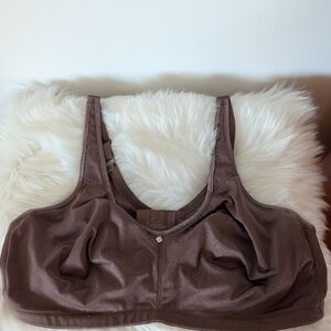 Breezies Dark Taupe Back Smoothing Bra 44C